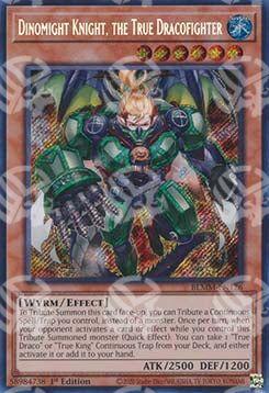 Dinomight Kavaliere, il Vero Dracocombattente - Battaglie della Leggenda: Tumulto di Mostri (Secret Rare) [BLMM-126]