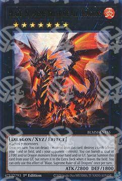 Blaze, Supremo Sovrano di tutti i Draghi - Battaglie della Leggenda: Tumulto di Mostri (Ultra Rare) [BLMM-155]