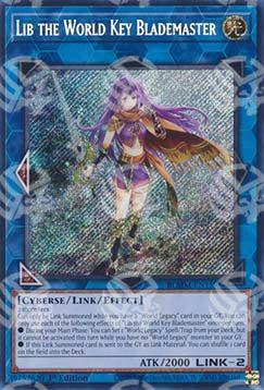 Lib la Spadaccina Chiave del Mondo - Battaglie della Leggenda: Tumulto di Mostri (Secret Rare) [BLMM-159]