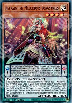 Refrain la Cantante Melodiosa - Tin 2025 Mega-Pack (Ultra Rare) [MP25-180]