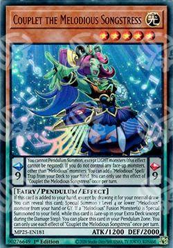 Couplet la Cantante Melodiosa - Tin 2025 Mega-Pack (Ultra Rare) [MP25-181]