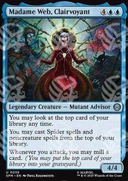 Madame Web, Clairvoyant - Magic: The Gathering | Marvel's Spider-Man (Uncommon) [SPM-36]