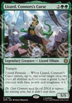 Lizard, Connors's Curse - Magic: The Gathering | Marvel's Spider-Man (Rare) [SPM-106]