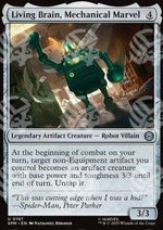 Living Brain, Mechanical Marvel - Magic: The Gathering | Marvel's Spider-Man (Uncommon) [SPM-167]