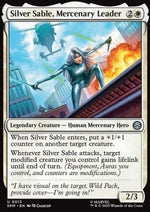 Silver Sable, Mercenary Leader - Magic: The Gathering | Marvel's Spider-Man (Uncommon) [SPM-13]