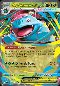 Mega Venusaur ex - Megaevoluzione (Double Rare) [MEG-003]