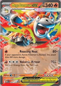 Mega Camerupt ex - Megaevoluzione (Double Rare) [MEG-022]