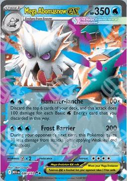 Mega Abomasnow ex - Megaevoluzione (Double Rare) [MEG-036]