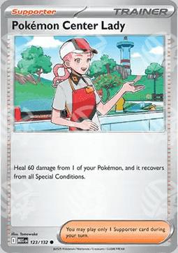Addetta del Centro Pokémon - Megaevoluzione (Common) [MEG-123]