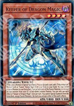 Custode della Magia dei Draghi - THE CHRONICLES DECK: The Fallen & The Virtuous (All-Foil Edition) (Ultra Rare) [CH01-018]