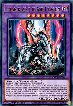 Titaniklad il Drago di Cenere - THE CHRONICLES DECK: The Fallen & The Virtuous (All-Foil Edition) (Ultra Rare) [CH01-046]