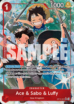Ace & Sabo & Luffy (OP13-007) - Carrying on his Will (Alternate Art) [OP13-007]