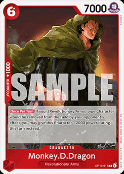 Monkey.D.Dragon (OP13-017) - Carrying on his Will (Rare) [OP13-017]
