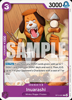 Inuarashi (OP13-061) - Carrying on his Will (Common) [OP13-061]