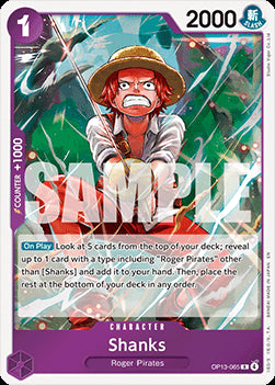 Shanks (OP13-065) - Carrying on his Will (Rare) [OP13-065]