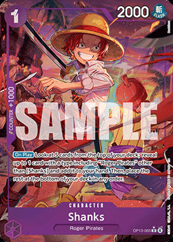 Shanks (OP13-065) - Carrying on his Will (Alternate Art) [OP13-065]