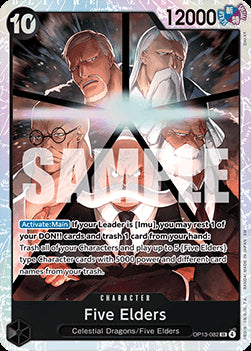 Five Elders (OP13-082) - Carrying on his Will (Super Rare) [OP13-082]