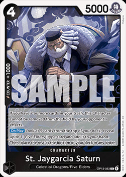 St. Jaygarcia Saturn (OP13-083) - Carrying on his Will (Rare) [OP13-083]