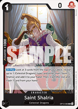 Saint Shalria (OP13-086) - Carrying on his Will (Uncommon) [OP13-086]