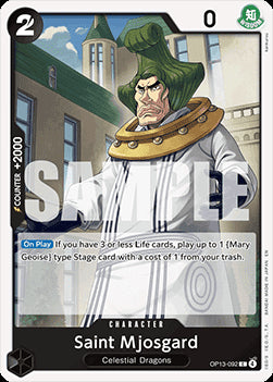 Saint Mjosgard (OP13-092) - Carrying on his Will (Common) [OP13-092]