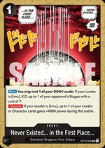 Never Existed... in the First Place... (OP13-098) - Carrying on his Will (Uncommon) [OP13-098]