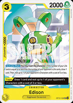 Edison (OP13-102) - Carrying on his Will (Uncommon) [OP13-102]