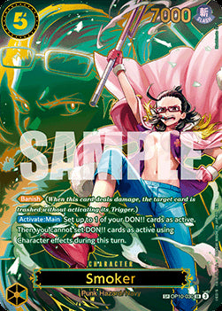 Smoker (OP10-030) - Carrying on his Will (Special Rare) [OP13-OP10-030]