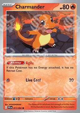 Charmander - Fiamme Spettrali (Common) [PFL-011]