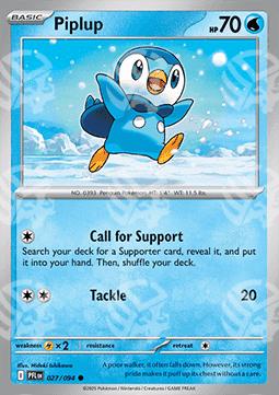 Piplup - Fiamme Spettrali (Common) [PFL-027]