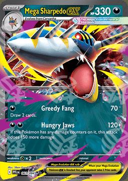 Mega Sharpedo ex - Fiamme Spettrali (Double Rare) [PFL-061]