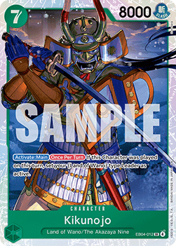 Kikunojo (EB04-012) - The Azure Sea's Seven (Super Rare) [OP14-EB04-012]