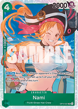 Nami (OP14-031) - The Azure Sea's Seven (Super Rare) [OP14-031]