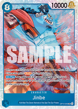 Jinbe (OP14-049) - The Azure Sea's Seven (Super Rare) [OP14-049]