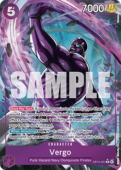 Vergo (OP14-061) - The Azure Sea's Seven (Alternate Art) [OP14-061]