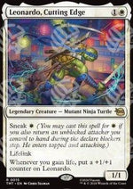 Leonardo, Cutting Edge - Teenage Mutant Ninja Turtles (Rare) [TMT-15]