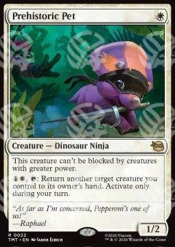 Prehistoric Pet - Teenage Mutant Ninja Turtles (Rare) [TMT-22]