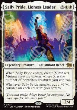 Sally Pride, Lioness Leader - Teenage Mutant Ninja Turtles (Rare) [TMT-24]