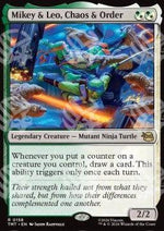Mikey & Leo, Chaos & Order - Teenage Mutant Ninja Turtles (Rare) [TMT-158]