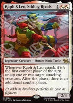 Raph & Leo, Sibling Rivals - Teenage Mutant Ninja Turtles (Rare) [TMT-166]