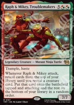 Raph & Mikey, Troublemakers - Teenage Mutant Ninja Turtles (Rare) [TMT-167]