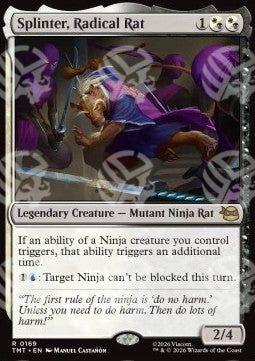 Splinter, Radical Rat - Teenage Mutant Ninja Turtles (Rare) [TMT-169]