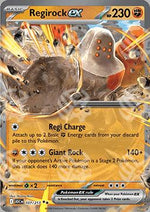 Regirock ex - Ascesa Eroica (Double Rare) [ASC-107]