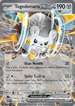 Togedemaru ex - Ascesa Eroica (Double Rare) [ASC-149]