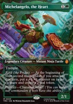Michelangelo, the Heart - Commander: Teenage Mutant Ninja Turtles (Mythic) [TMC-5]