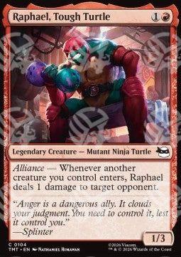 Raphael, Tough Turtle - Teenage Mutant Ninja Turtles (Common) [TMT-104]