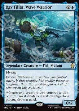 Ray Fillet, Wave Warrior - Commander: Teenage Mutant Ninja Turtles (Rare) [TMC-14]