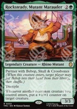 Rocksteady, Mutant Marauder - Commander: Teenage Mutant Ninja Turtles (Rare) [TMC-33]