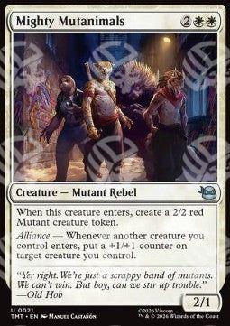 Mighty Mutanimals - Teenage Mutant Ninja Turtles (Uncommon) [TMT-21]