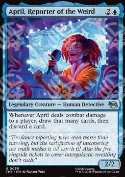 April, Reporter of the Weird - Teenage Mutant Ninja Turtles (Uncommon) [TMT-30]