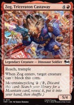 Zog, Triceraton Castaway - Teenage Mutant Ninja Turtles (Common) [TMT-111]